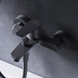 AM.PM Hit - Robinet de baignoire - Mitigeur - Entraxe 150 mm - Économe en eau - Noir