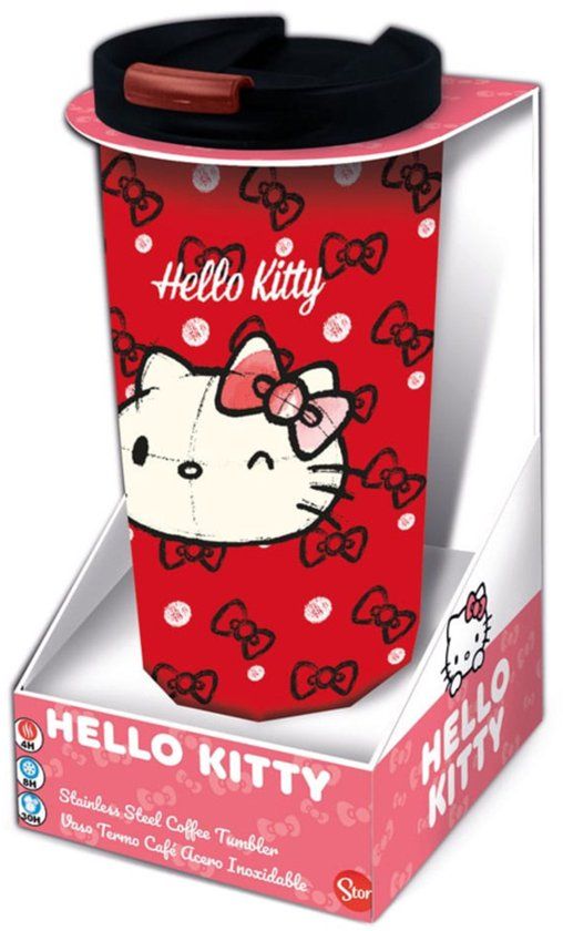 Stor Sanrio Stainless Steel travel tumbler Hello Kitty