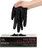 Styletek Vinyl Zwarte Handschoenen Poeder- & Latexvrij - 100st