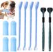 Solidchoice SHEN ZHEN SHI YA ZHENG DA KE JI YOU XIAN GONG SI Honden tandenborstel set, 10-delig met verschillende borstelkoppen en vingerborstels