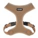 Voyager Aerolite anti-trek mesh hondenharnas met lichtgewicht, zacht, ademend, reflecterende stiksels en verstelbare bandjes voor wandelen, hardlopen, training, zwaar en duurzaam - beige, M