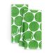 Kate Spade New York Joy Dot keukenhanddoeken set van 2 stuks, absorberend 100% katoen velours, groen/crème, 43 x 71 cm