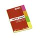 APLI 11286 - Zelfklevende bladwijzers - 50 x 20 mm - 4 kleuren - 40 vellen per kleur
