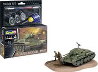 Revell Modelbouwpakket Militaire voertuigen - 63294 T-34/76 Modell 1940 Tank - Model Set Plastic - 1:76 - Modelbouw