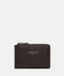 Liebeskind Berlin Portemonnee Lena Vintage Pebble Card Case donkerbruin Leer