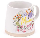 Puckator Nectar Meadows Mum Tapse Stoneware Mok - wit multi