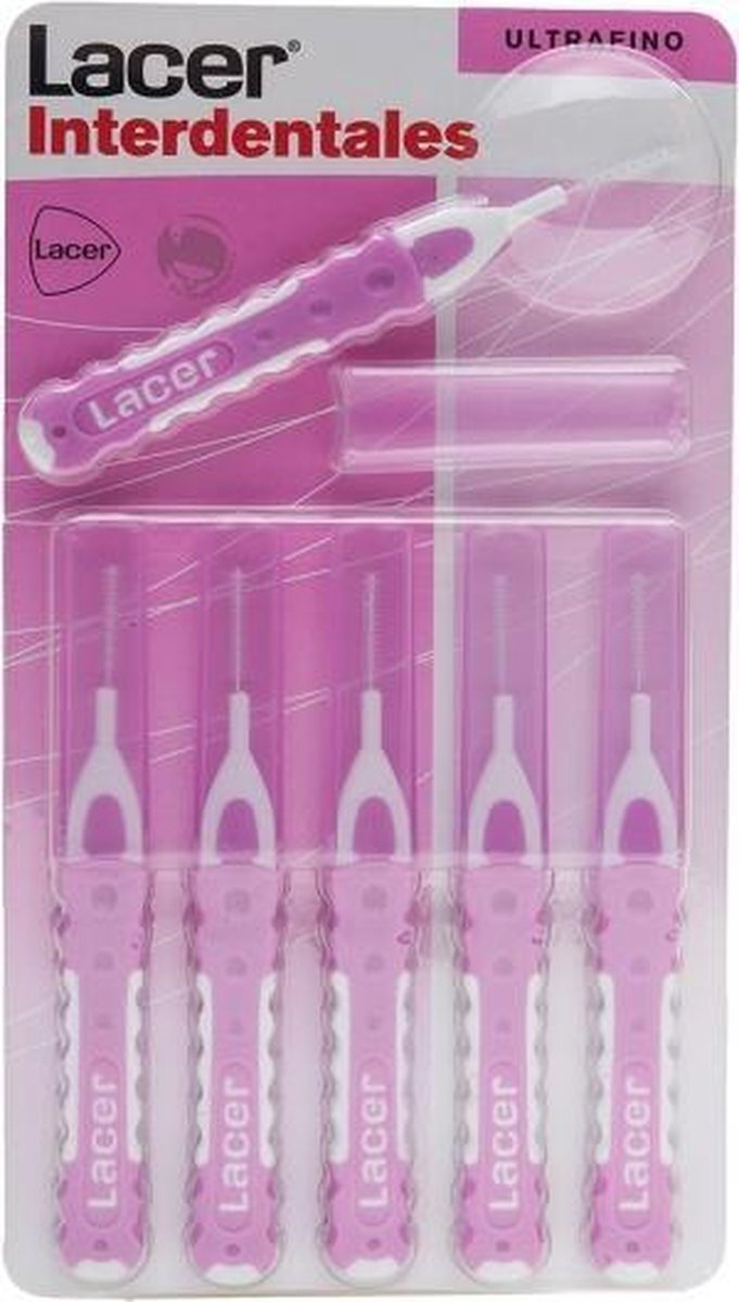 Lacer Interdental Brush Straight Ultrafine Bliste 6 Units