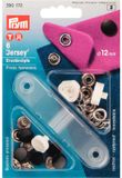 Prym Naaivrijdrukknoop Jersey Gladde Kap 12 mm - Zwart - 6 stuks