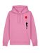 Watapparel Sweatshirt ' Mädchen mit Luftballon ' rosa / bloedrood / zwart