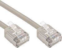 MaxTrack FTP CAT8.1 40 Gigabit Netwerkkabel - plat - CU - LSZH - 1 meter - Grijs