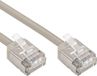 MaxTrack FTP CAT8.1 40 Gigabit Netwerkkabel - plat - CU - LSZH - 1 meter - Grijs