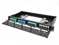 DeLOCK Adaptateur fibre optique LC/LC Duplex Noir, Bleu