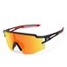 ROCKBROS Lunettes de sport pour enfants, lunettes de soleil polarisées UV400, lunettes de cyclisme coupe-vent, noir, TR90