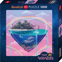 Heye Puzzle Dolfijnen 1000 Pièces Carré Tiny Worlds