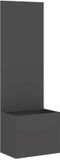 vidaXL Privacy Screen Black 50 x 32 x 150 cm Cold Rolled Steel