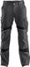 KÜBLER Activiq Werkbroek Hoog Model 2350 - Grijs | Zwart - Maat 64