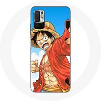 Maniacase Hoesje voor Xiaomi Poco M3 Pro Uit één stuk Manga Luffy Anime