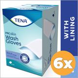 Tena Wash Glove Geplastificeerd - 6 pakken van 175 stuks