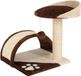 lionto Dibea Krabpaal klimboom kattenkrabpaal hoogte 43 cm bruin/beige