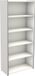 Kerkmann Open Kantoorkast Oxford - Wit - 5 Ordnerhoogtes - 183cm