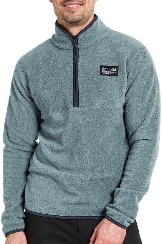 Didriksons Vito Half-Zip Fleece Sweater Heren - Blauw - Maat S