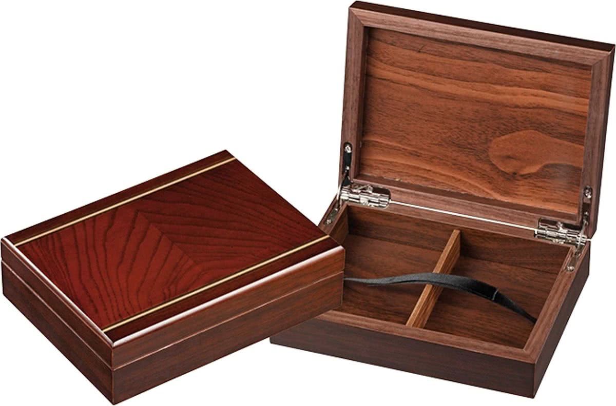 Philos Houten Opberg Box voor Speelkaarten - Magneetsluiting
