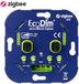 RexTech Ecodim Dubbele Draaidimmer Zigbee - Inbouw - 2x 0-100W - Fase afsnijding - Blauw