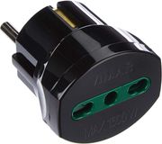 VIMAR RI.00301N Adapter DE/FR +P17/11 zwart