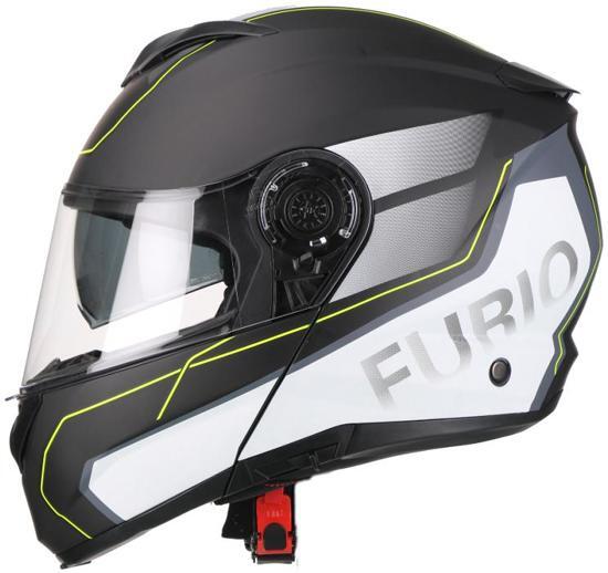 Vito helmets HELM VITO SYSTEEMHELM FURIO GEEL S Motor & Scooter