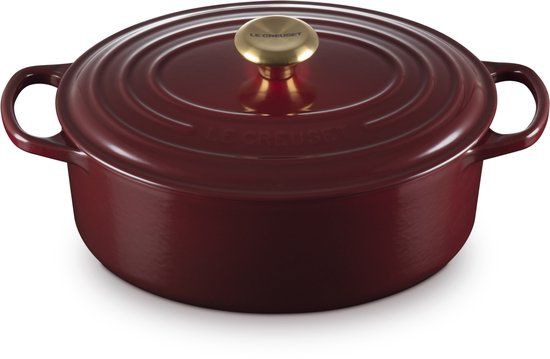 Le Creuset Braadpan Signature - Ovaal - Garnet - ø 29 cm / 4.7 liter