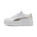 PUMA Karmen II Idol Metallic Whisper sneakers voor Dames, Wit/Goud, Maat 37,5