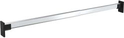 vidaXL Kledingroedes 2 st telescopisch 58-100 cm zilverkleurig