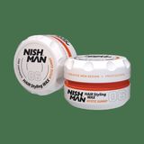 Nishman Hair Styling Wax 06 Mystic Gummy 100ml, Ultra Hold Glanzend voor Heren