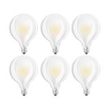 Osram 6 x LED Star Classic Globe G95 8,5W = 75W E27 matt 1055lm warmweiß 2700K dimmbar