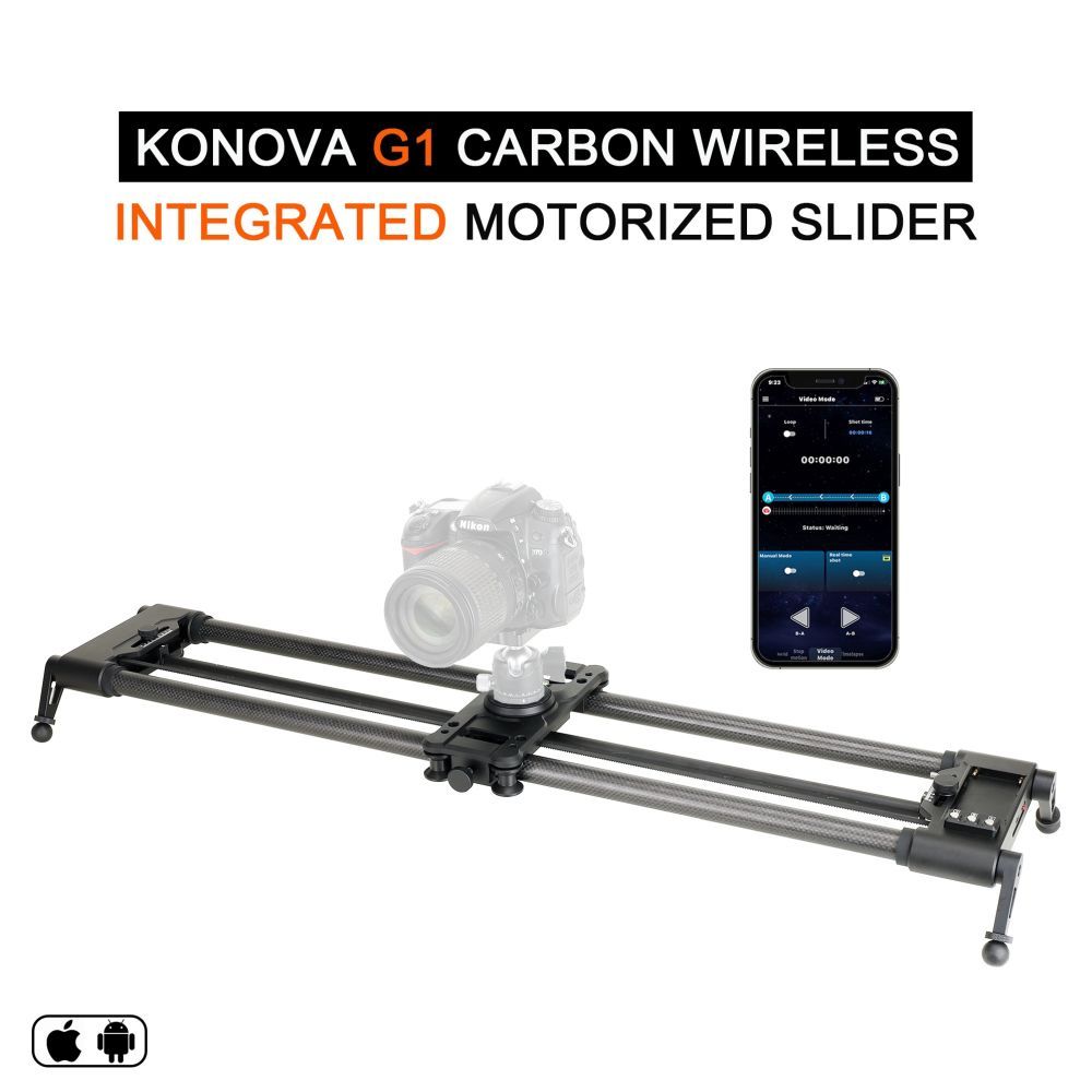 Konova G1 60cm Motorized Carbon Slider