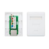 Nanocable 10.21.1601 Wandcontactdoos RJ-45 Cat.6 FTP Wit