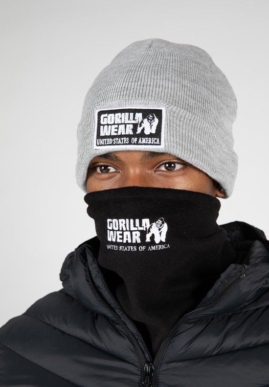 Gorilla Wear Wyoming Nekwarmer - Zwart - Unisex - One size