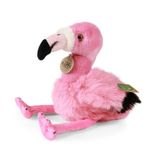 Pluche flamingo 20 cm ECO-VRIENDELIJK | 2 stuks