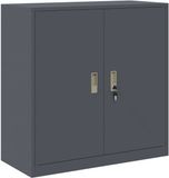 vidaXL Opbergkast Antraciet Staal 90 x 40 x 90 cm