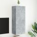 Maison Exclusive - meuble TV mural, couleur béton, 40,5 x 30 x 102 cm, panneau de particules