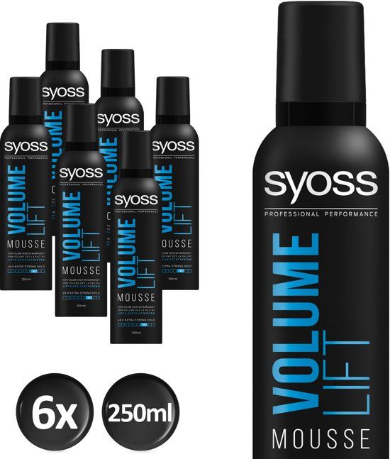 Syoss Mousse Volume Lift Voordeelverpakking - 6 stuks