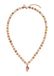 PURELEI Ketting 'Seafoam' crème / nude / rose-goud / lichtoranje