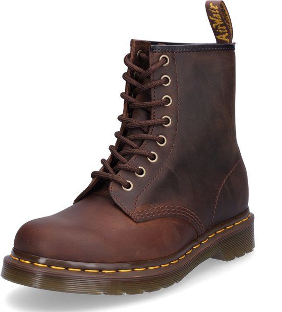 Dr. Martens Leren Veterboots 1460 Unisex Bruin