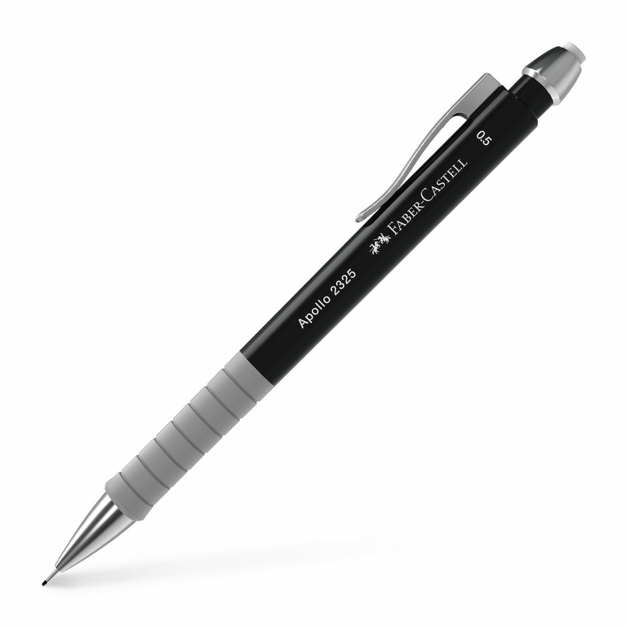 Faber-Castell Apollo 0.5mm Mechanical Pencil - Black/Grey - 1pc