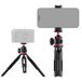 NEEWER Entry Level Version Mini statief voor camera, 360° kleine draagbare tafelhouder voor DSLR webcam en mobiele telefoon, selfiestick handvat, compatibel met iPhone, Samsung, Android, video-opname
