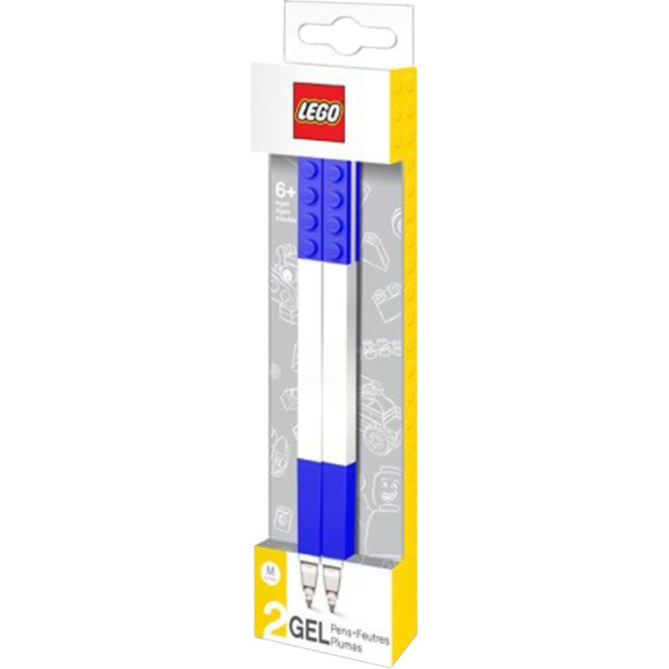 lego gelpennen - 2 stuks - blauw