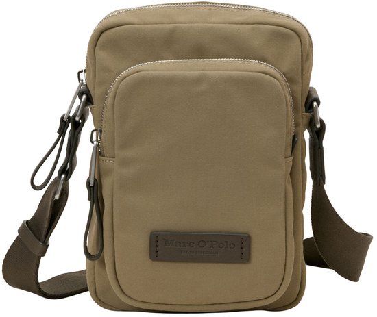 Marc O'Polo Schoudertas Gabe Crossbody Bag Charleston Gray Taupe