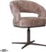 LABEL51 New York Chaise de salle à manger - Marron - Haga - Métal bronze
