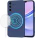 Techsuit Hoesje geschikt voor Samsung Galaxy A15 4G/5G - Soft Flex Silicone Back Cover - Geschikt voor MagSafe - Navy Blue