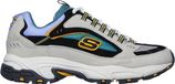 Skechers Stamina-Cutback 51286-WMLT Mannen Wit Sneakers maat 43